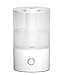 raydrop Humidifier for Bedroom , Top Fill 3.5 L Ultrasonic Cool Mist Humidifiers Essential Oil Diffuser for babies, Easy to Clean, 11-32 Hours, Auto Shut Off, Red Warning Light-(0.9 Gallon, US 110 V)