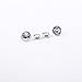 Surepromise 100pcs 10 x 10 MM Diamante Diamond Crystal RIVET STUDS Leathercraft Silver