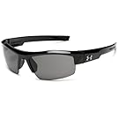 Under Armour Igniter Sunglass Shiny Black Frame W/Gray Lens.