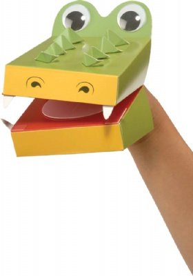 Paper Puppet Crocodile