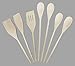 Mountain Woods 7 Piece Organic Wood Utensil Set, Spatula and Spoons | Eco-friendly Safe Kitchen Cooking Tools primary