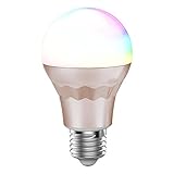 Magic Hue WiFi Smart Light Bulb - Sunrise Dimmable Multicolored LED Household Light Bulb - 60w Equivalent - No Hub Required - Compatible with Alexa & Google Home Assistant