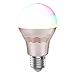 Magic Hue WiFi Smart Light Bulb - Sunrise Dimmable Multicolored LED Household Light Bulb - 60w Equivalent - No Hub Required - Compatible with Alexa & Google Home Assistant