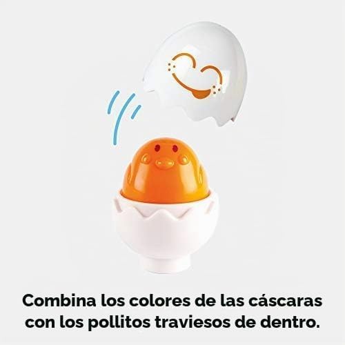 Tomy Toomies Eggs nuevos Huevos Hide and Squeak, Juego para bebés, Bizak (30693560)