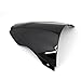 Areyourshop Windshield WindScreen Double Bubble For Kawasaki ZX-10R 2016-2017 Black