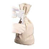 MMF Industries Cloth Silver Bag, 19in.H x 12in.W