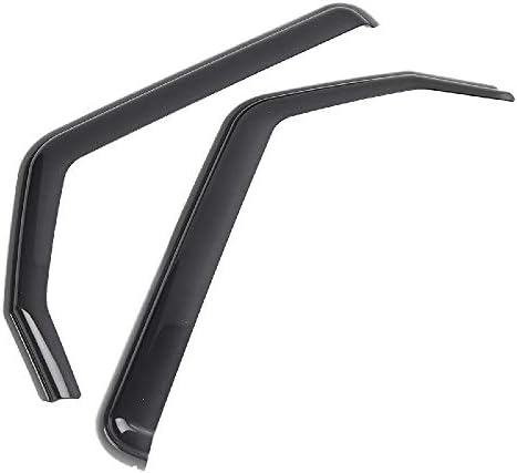 AUXMART in-Channel Side Window Deflectors, Window Vent Visors Rain Guards 2-Piece Set for 2018-2019 Jeep Wrangler JL 2-Door