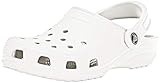 Crocs Women's Classic Clog|Comfortable Slip On Casual Water Shoe, White, 19 M US Women / 17 M US Men