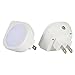 Emotionlite Pack of 2 LED Night Light with Dusk to Dawn Sensor Plug in Children Night lamp for Kid's Bedroom Bathroom Hallway Stairways Corridor Closet or Any Dark Room Warm White 2700K (Q Shape))