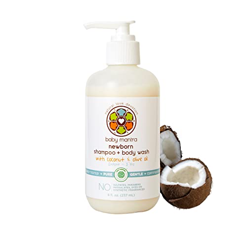 Baby Mantra 2in1 Shampoo and Body Wash EWG Verified Bath Soap for
