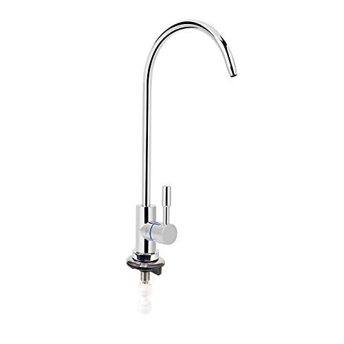 Single Handle RO Faucet, Reverse Osmosis Purifier Filtration Drinking Water Filter Faucet Mini Swan Neck Drinking Water Filter Tap