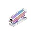 Rainbow Stapler Clear Acrylic Body Colorful Desktop Stapler with Classic Modern Design Executive Spring Powered Manual Stapler for Office and Desk Accessories Gift