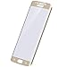 [Full Cover] Samsung Galaxy S6 edge screen protector , AUSCREZICON (2-PACK) 0.26mm 9H Tempered Glass ,High Definition 3D Curved, Full 100% Coverage for Samsung Galaxy S6 edge Gold