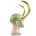 Cafele Loki Helmet Removable Horns Loki Mask Movie Thor Ragnarok for Halloween Green