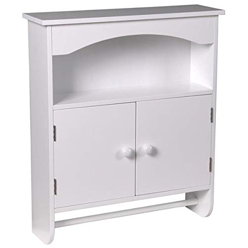 ilovo Bathroom Wall Cabinet White