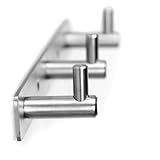 BEIYI Coat Hook Rack Wall Mount Door Stainless Steel Heavy Duty (3 hooks)