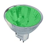 Bulbrite EXN/G 50-Watt 12-Volt Halogen MR16 Bi-Pin, Green