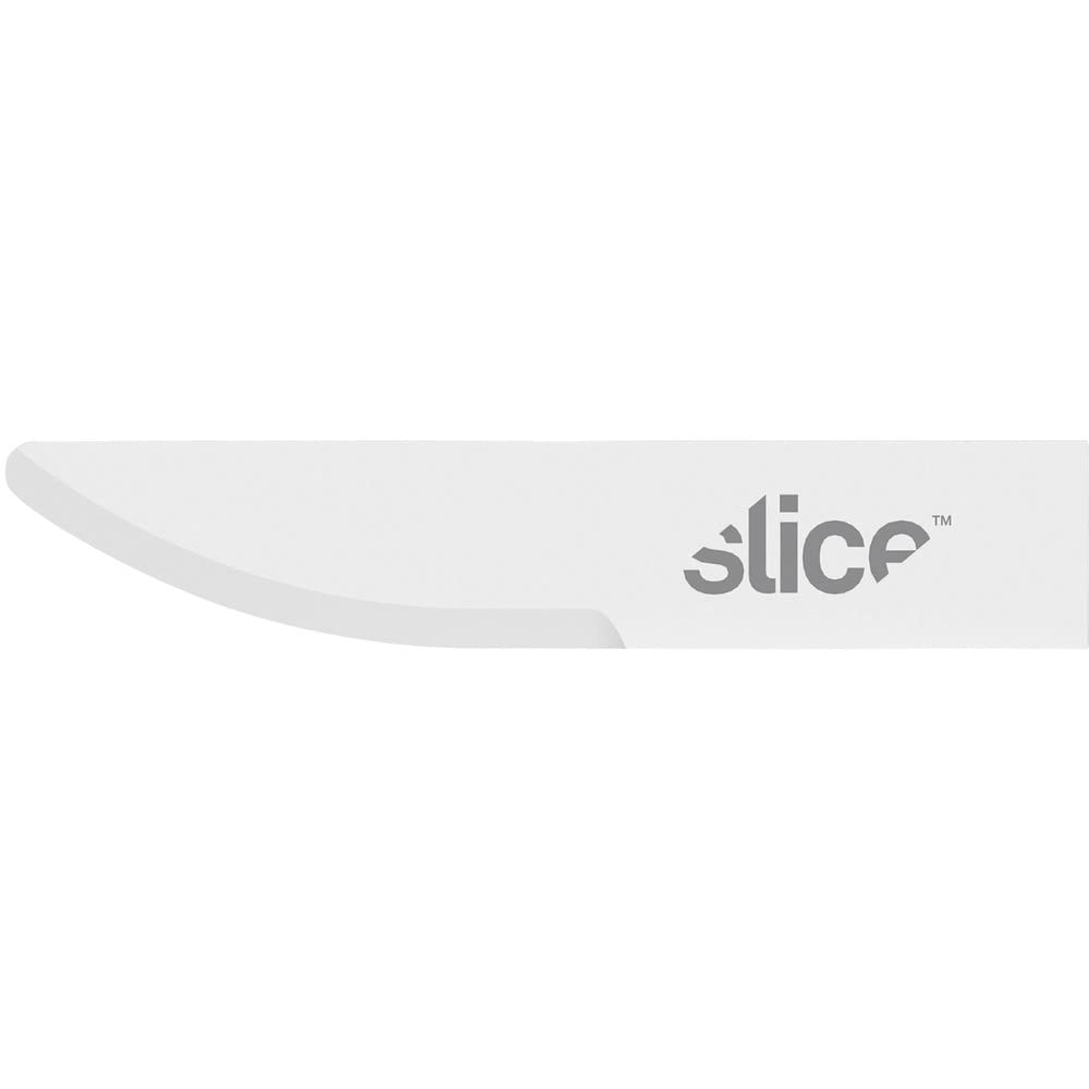 Slice 10520 Craft Blades, Fits Most Craft Handle Knives, Ceramic Blade, White, Pack of 4