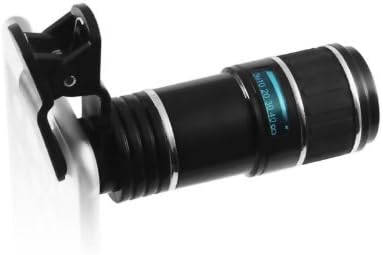 Professional 8X-12X Zoom Manual Focus Telescope Camera Lens Clip for iPhone 6S, 6, Galaxy S6, S5