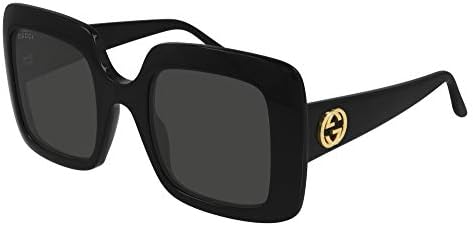 GUCCI Men's GG0748S Sunglasses, Black-Black-Brown, 59 at Amazon