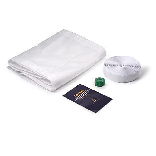 LOVIGA Portable Air Conditioner Window Kit, Window Vent Kit Seal Kit for Portable Air Conditioner Dryer, 25x102~162cm Length Adjustable 2022 Upgraded 100% Sealing Waterproof Easy to Install
