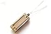 happu-store Creative Selling Cute Mini Harmonica 4 Hole 8 Tone Necklace Silver