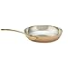 Kuprum 11-Inch Hand Hammered Solid Natural Copper Fry Pan