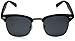 zeroUV Designer Inspired Classic Half Frame Horned Rim Wayfer Sunglasses