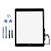Touch Screen Digitizer for 2017 iPad 9.7 - Front Glass Replacement with Home Button & Tool Repair Kit (A1822, A1823) - Black