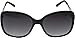 GUESS Women's Acetate Oversized Square Sunglasses, BLK-35, 58 mm