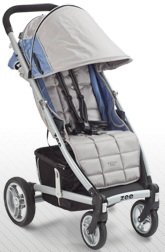 stroller with adjustable footrest