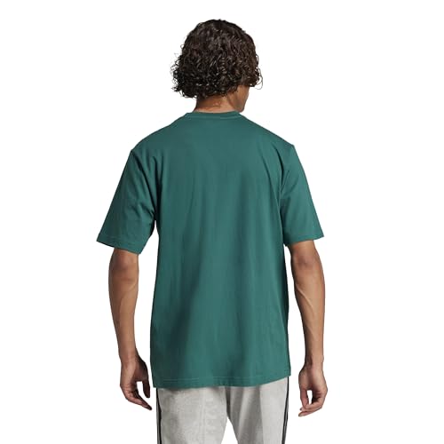 Hombre Essentials Linear Single Jersey Shirt, Collegiate Green/Black, M