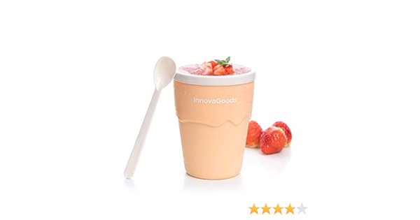 InnovaGoods Vaso para Hacer Helados y Granizados con Recetas ...