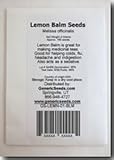 Lemon Balm Seeds - Melissa Officinalis - .1 Grams - Approx 160 Gardening Seeds - Herb Garden Seed
