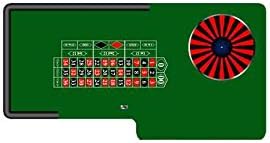 USA Gaming Roulette Table Felt, Professional (Blue)