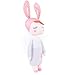 2 Pcs Me Too Sleeping Angela Girl Plush Dress Bunny Rabbit Toys Easter Gifts Dolls 12inch + Gift Bag