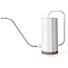 REPUGO Plastic Watering Can, Watering Can, Plant Watering Can with Long Spout, Modern Style Watering Pot, 1.2L/40 oz Small Watering Can for Outdoor Indoor House Garden Plants