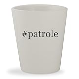#patrole - White Hashtag Ceramic 1.5oz Shot Glass