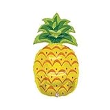 Sparkling Holographic Pineapple 90cm Mylar Balloon