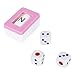 Yaheetech American Mahjong Set Mah Jongg Sets Aluminum Case 166 Tiles 4 Pushers/Racks Silver