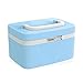 EVERTOP Medicine Cabinet with Coded Lock and Divided Compartments, Cyan