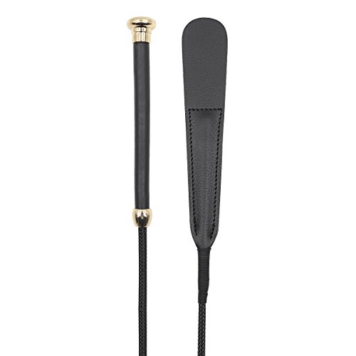 HOT TIME Horse Riding Crop, Horse Whip with Leather Slapper, Jump Bat Whip, Crops - 25.5" - Thumbnail 3