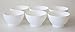 Coza Design- Eco Friendly Plastic Bowl for cereal, dessert, ice cream, soup (Microwave and Dishwasher Safe) (17 oz., White)