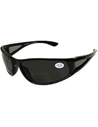 Sports Wrap Nearly Invisible Line Bifocal Sunglass Readers 3.00