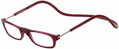 Clic Reader Eyeglasses Original Readers Bordeaux Magnetic Reading Glasses +2.50
