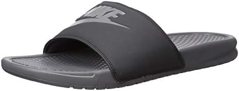 mens grey nike slides