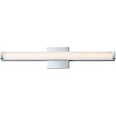 Maxim 52002PC Spec Collection 24 Inch Dimmable LED Bathroom Vanity Light I 3000K I Polished Chrome I Modern Contemporary Ligh
