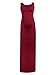 Womens Sleeveless Side Ruched Split Bodycon Maternity Maxi Dress Slim Round Neck Casual Pregnancy Tank Dress Red