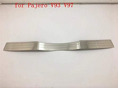 Huanlovely: 304 Stainless Steel LED Scuff Plate/Door Sill Door Sill Pedal bienvenidos for Mitsubishi Pajero V93 V97 2003-2018 Car Styling