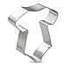 LILIAO Cookie Cutters Set Baby Shower - 7 Piece - Onesies, Bib, Rattle, Feeding Bottle, Baby Carriage, Rocking Horse Elephant - Stainless Steel